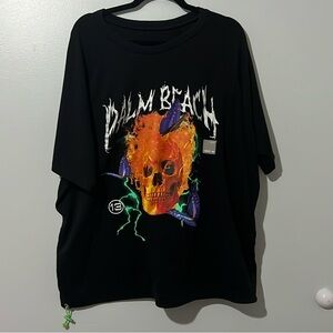 “Palm Beach” Skull Top